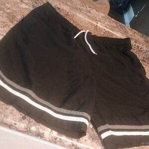 Islander Gray White Black Swim Trunks Shorts Men's Extra Large